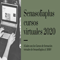 Inscríbete a los Cursos Virtuales Sena 2020